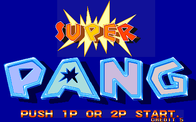 Super Pang (World 900914) Title Screen